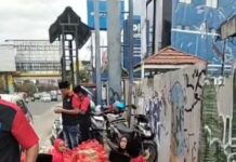 MADAS Nusantara Berbagi 700 Nasi Box, Kapolres Depok Bilang Begini