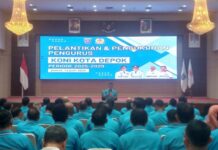 Pelantikan KONI Kota Depok, Herry Suprianto : Mari Kita Bersama Membangun Kota Depok Melalui Olahraga