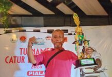 Agus Rajab PBCC, Bopong Piala Turnamen Catur Merah Putih Piala Prof. DR Achmad. T. NugrahaÂ