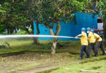 Libatkan Pegawai dan Tenaga Alih Daya, PLN Gelar Simulasi Tanggap Darurat Kebakaran dan Banjir