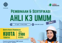 Siap-siap! Kemnaker Buka Lagi Pembinaan K3 Gratis untuk 2.100 Peserta