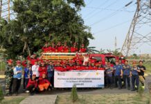 Bangun Budaya Kesiapsiagaan, PLN Gelar Simulasi Tanggap Darurat Kebakaran di GITET Bekasi