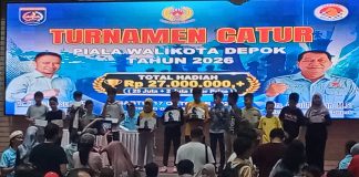 Gelar Turnamen Catur Piala Walikota Sekaligus Pelantikan Pengurus Percasi Depok